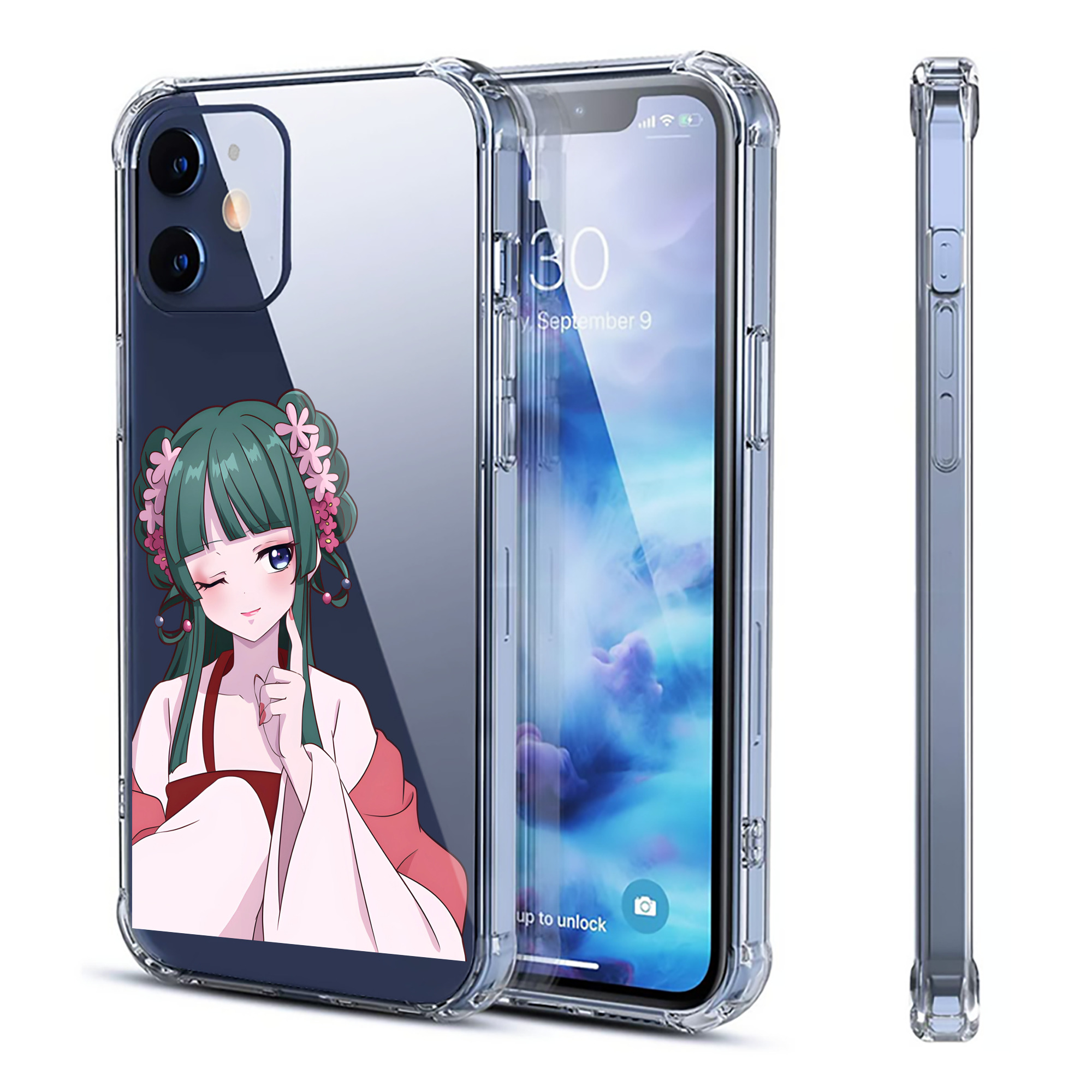 （画像用） 薬屋のひとりごと The Apothecary Diaries 【iPhone 12シリーズ対応】透明スマホケース（クリアソフトケース）